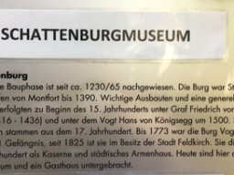 Schattenburg Museum info
