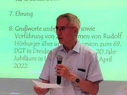 Kurt Münger Co-Präsident der SGFF mit Grußworten