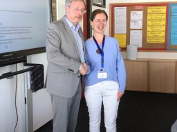 DAGV-Vorsitzender begrüßt neues DAGV-Vorstandsmitglied aus Österreich Gabi Rudinger
